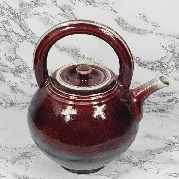 Handmade Teapot Stoneware Pottery Hope Vintage - Picture 6 of 9